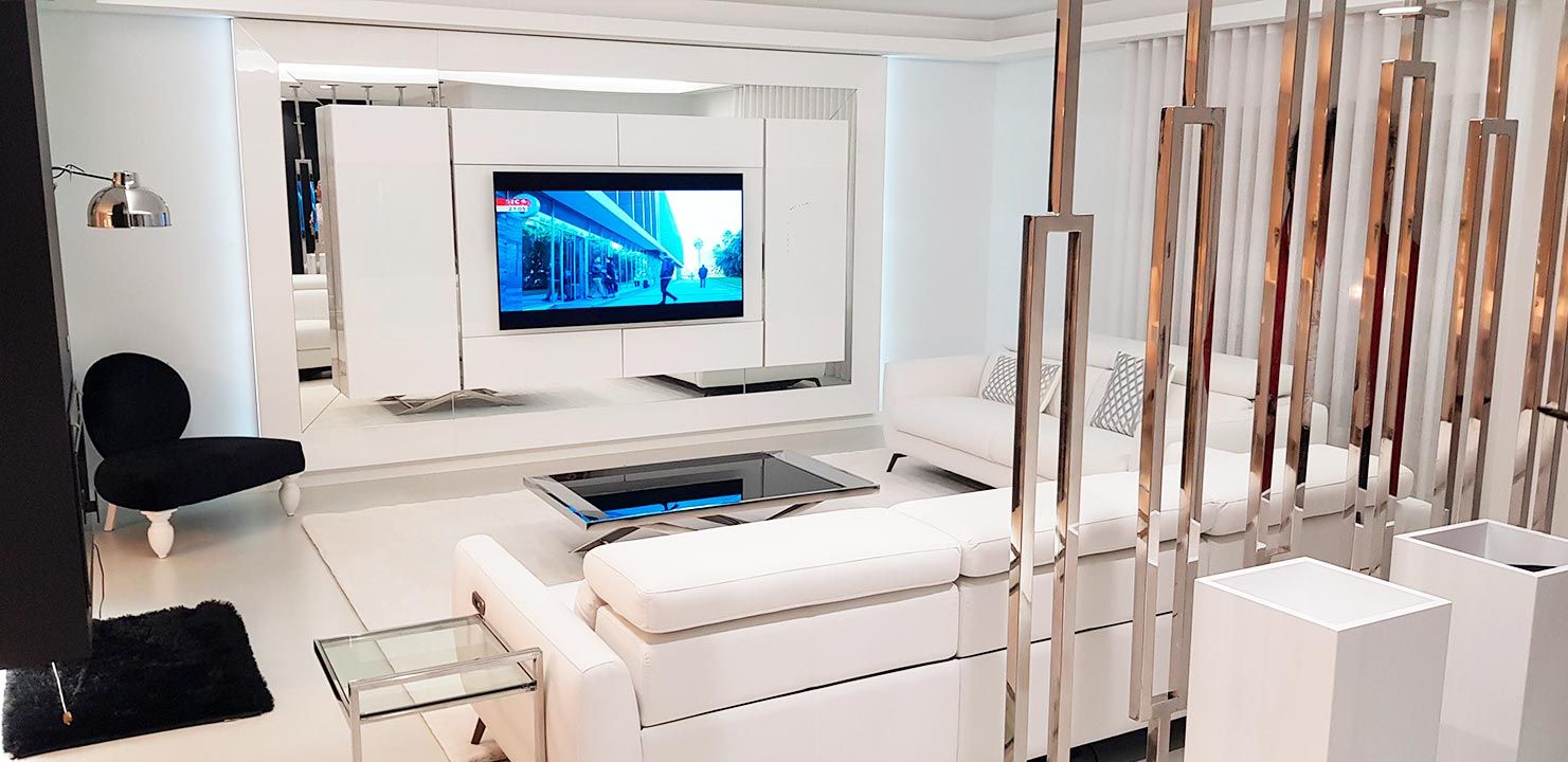 Sala de estar Snow White Depois