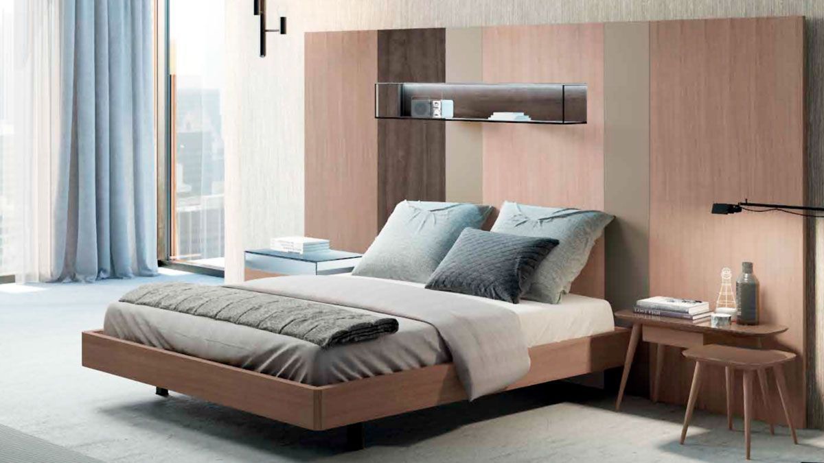 Cama Casal Wood, Quartos de Casal Graca Interiores
