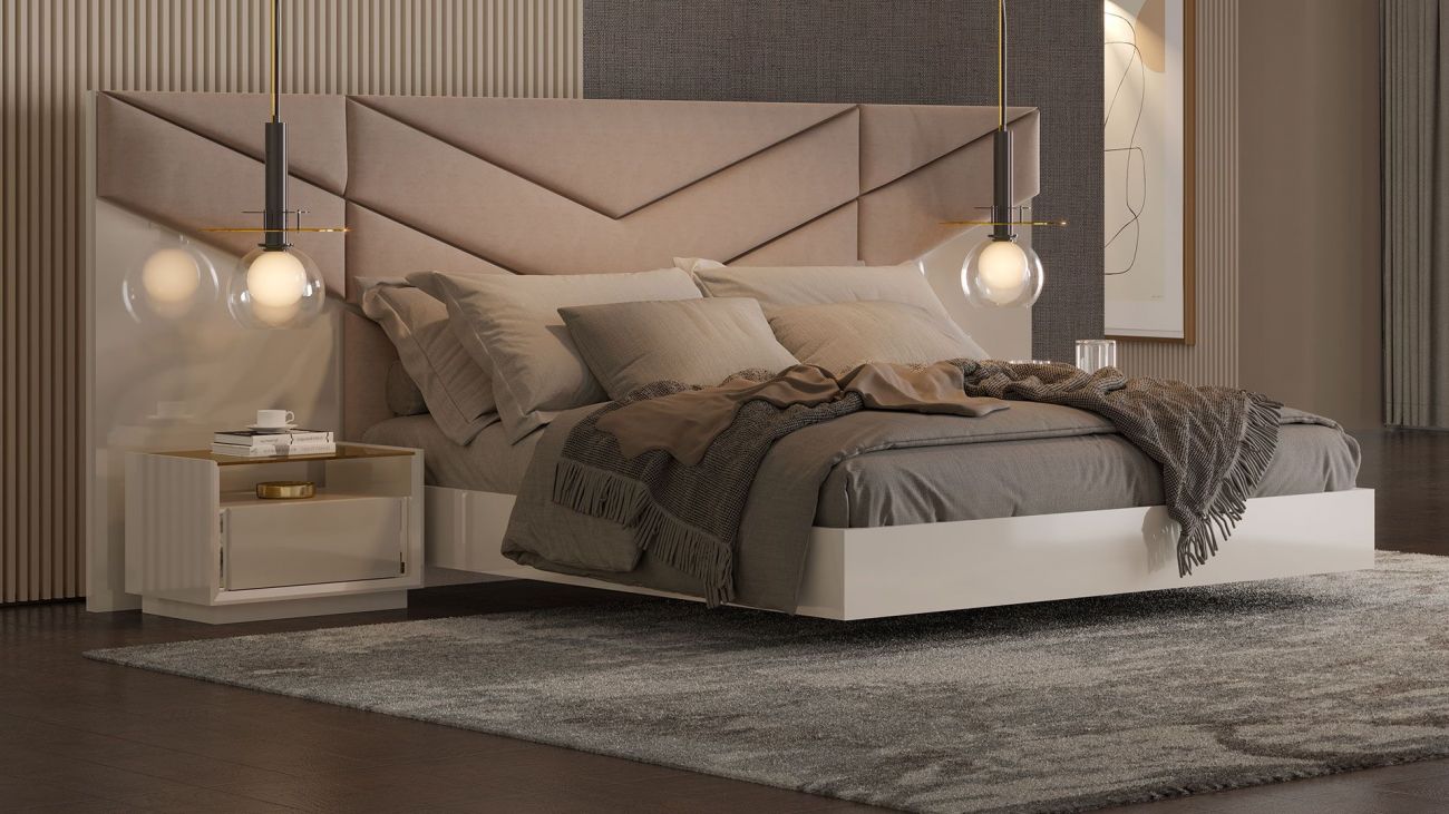 Cama Estofada Lorenzo, Quartos de Casal Graca Interiores