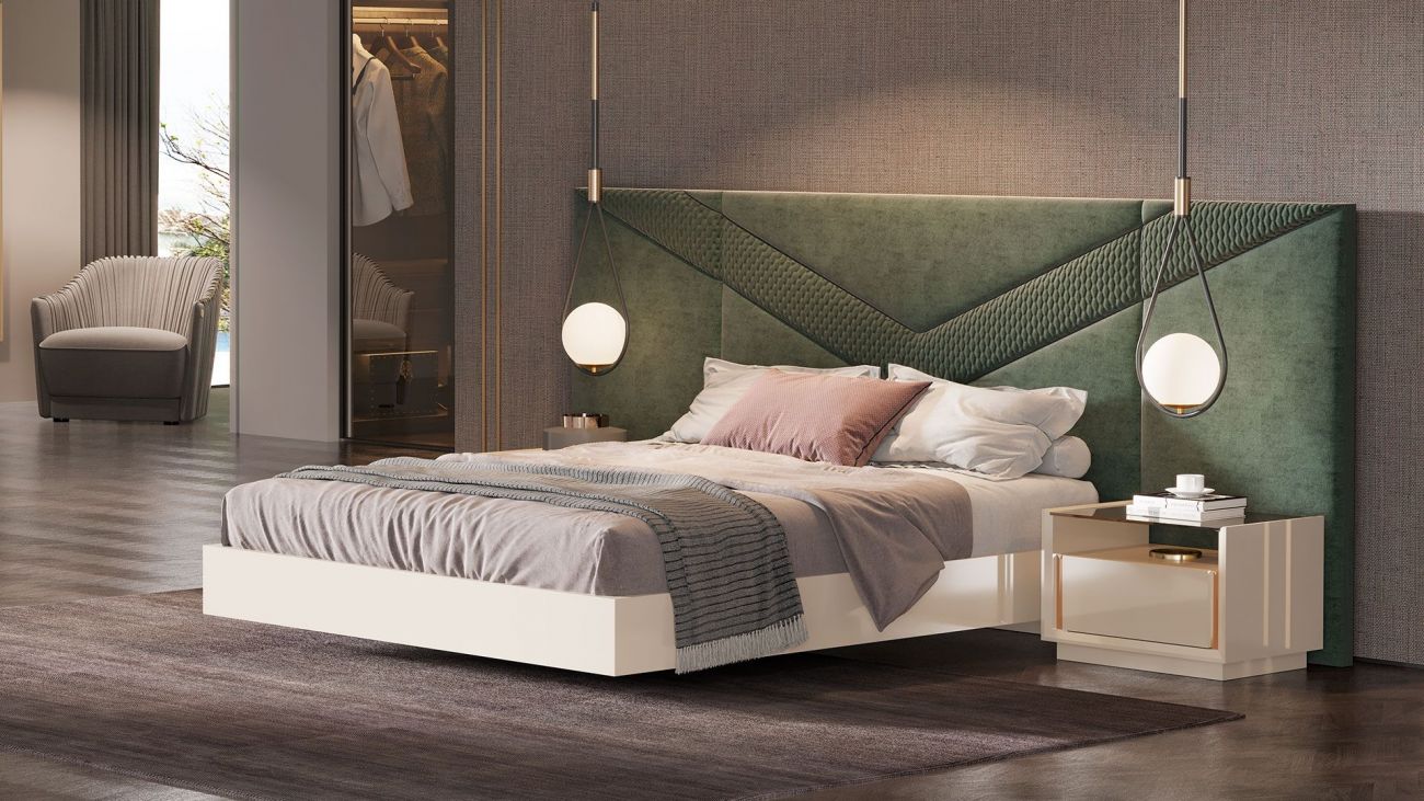 Cama Estofada Lorenzo, Quartos de Casal Graca Interiores