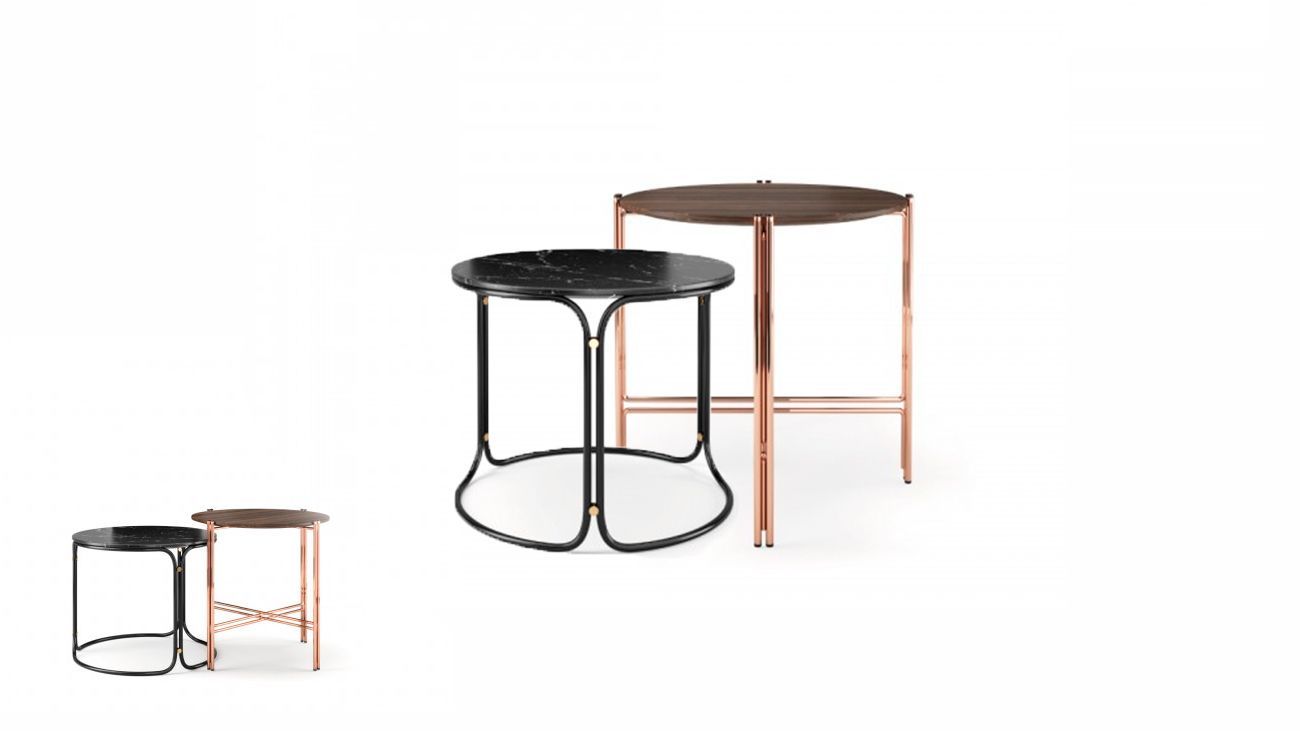 Conjunto Mesa de Apoio Bamboo I, Salas de Estar Graca Interiores