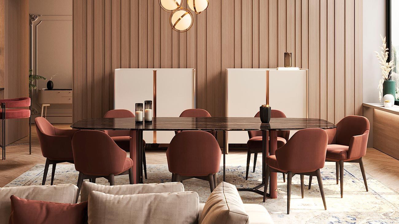 Mesa de Jantar Bamboo I, Salas de Jantar Graca Interiores