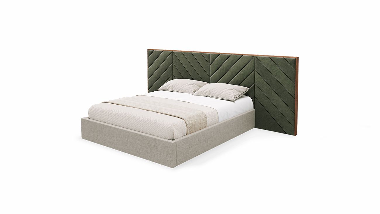 Cama Casal Fiza, Camas Estofadas Graca Interiores