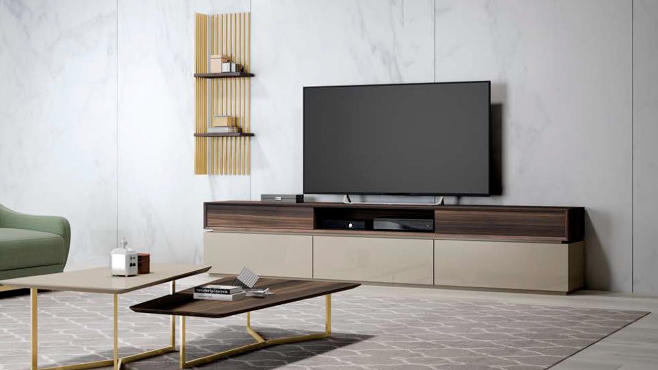 Móvel TV Cartye 5G, Mobiliário Graça Interiores