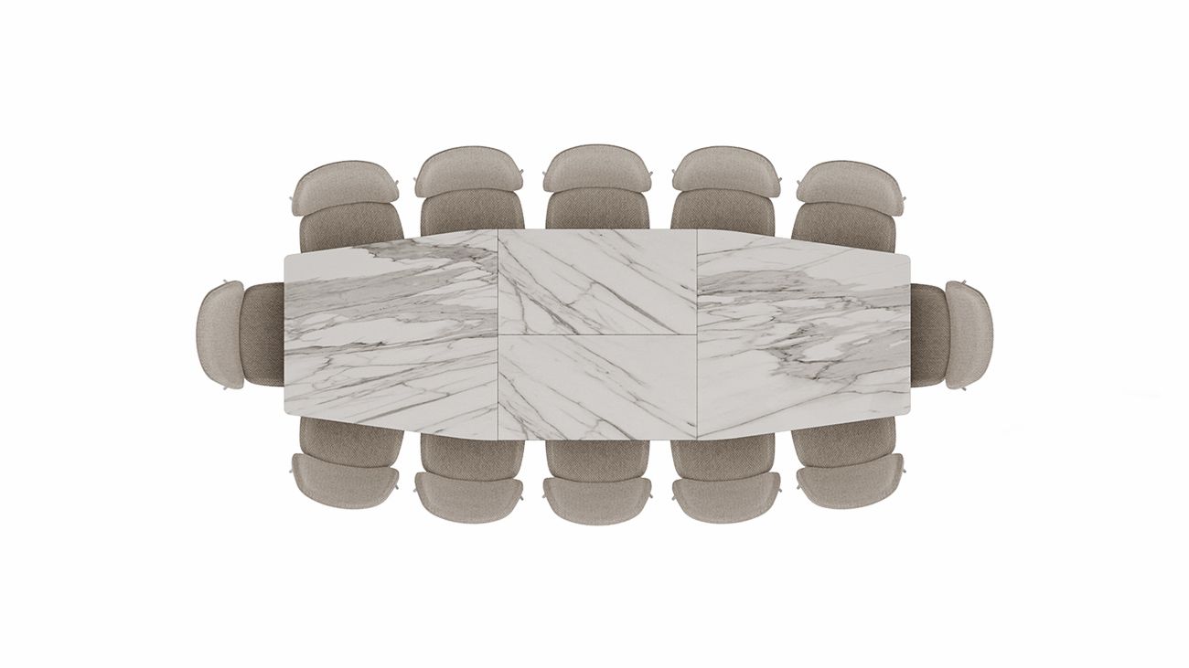 Mesa de jantar Lerc, Mobiliário Graça Interiores